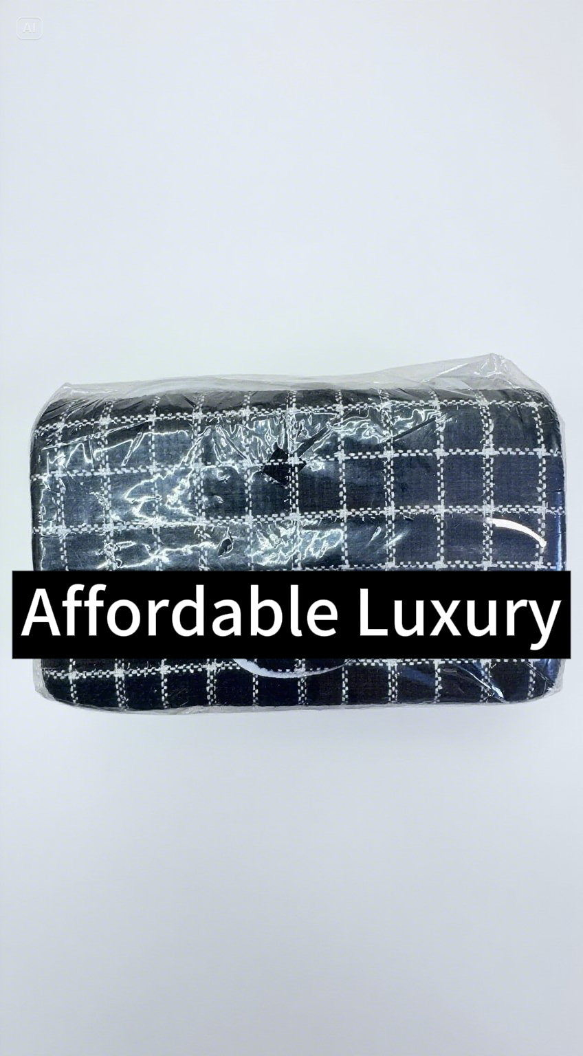 Commuter small Chanel style striped chain exquisite versatile large capacity fashion trend fabric shoulder messenger bag