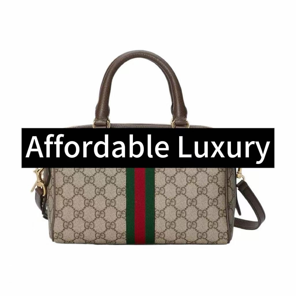 Shoulder strap zipper closure canvas and leather trim shoulder crossbody handbag