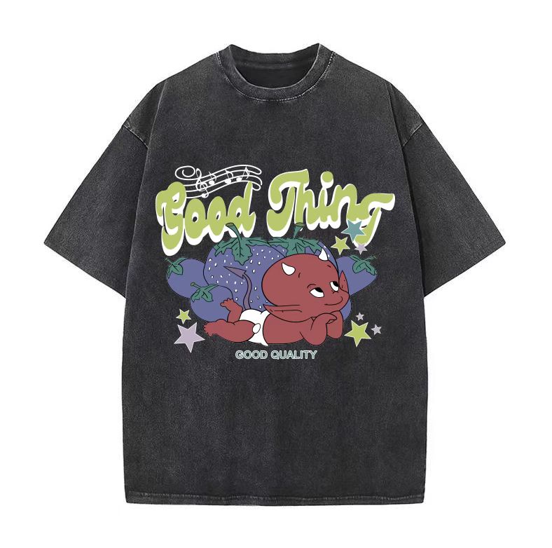 RIIZE Li Zhaoxi Shotaro same style clothes loose cotton cute letter print short-sleeved T-shirt men and women summer