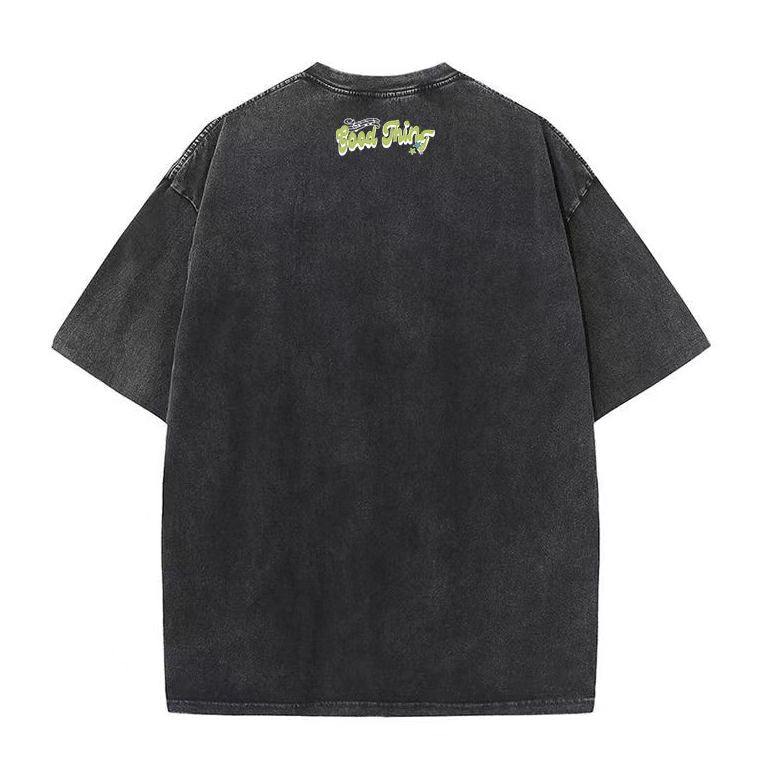 RIIZE Li Zhaoxi Shotaro same style clothes loose cotton cute letter print short-sleeved T-shirt men and women summer