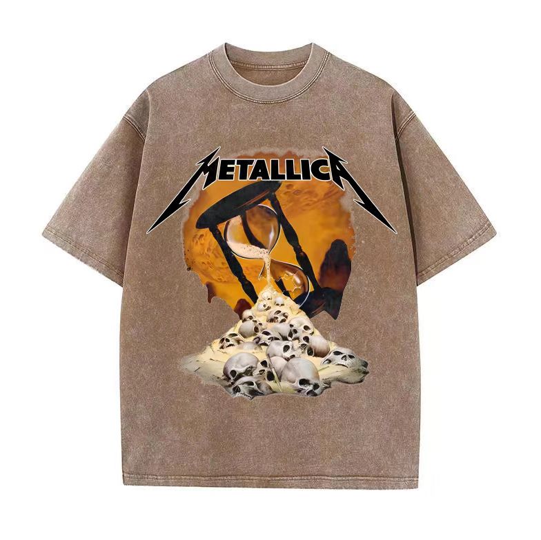 NIRVANA Nirvana rock American retro short-sleeved T-shirt old heavy print pure cotton vintage men's and women's