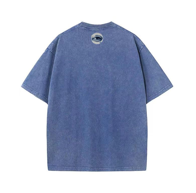 High street fashion brand ins loose versatile men and women versatile heavy short-sleeved T-shirt