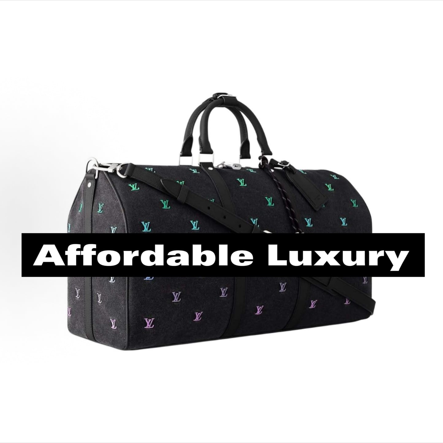 Printed adjustable shoulder strap handbag crossbody bag