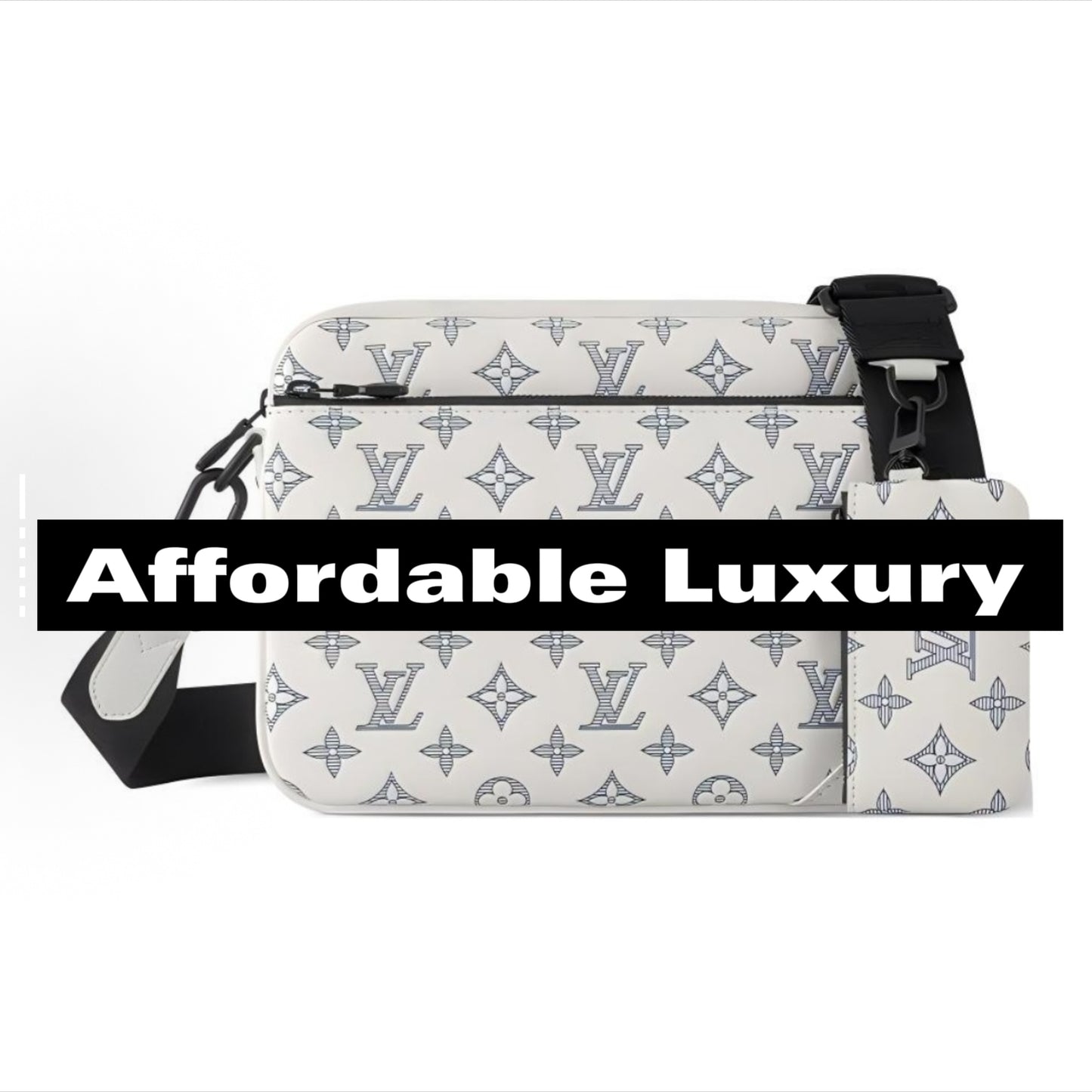 Letter zipper messenger bag three-in-one single-shoulder crossbody bag