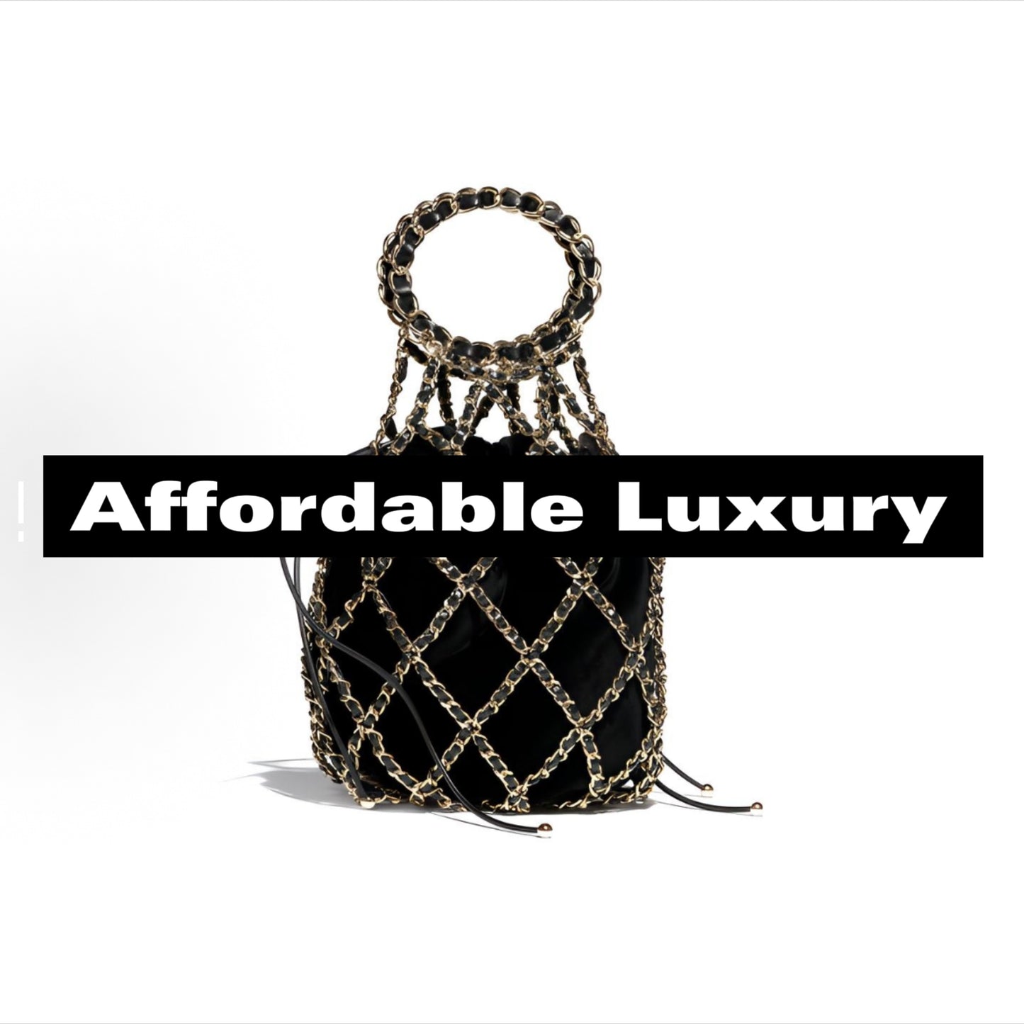 Leather chain velvet metal women's handbag