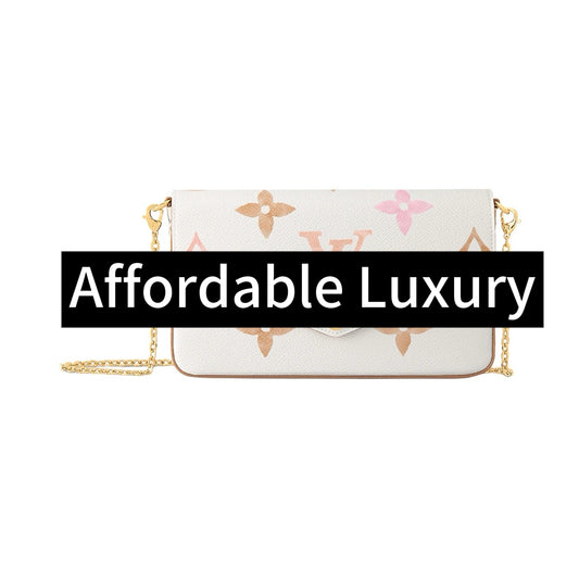 Summer Limited Watercolor Detachable Chain Coated Canvas Handbag