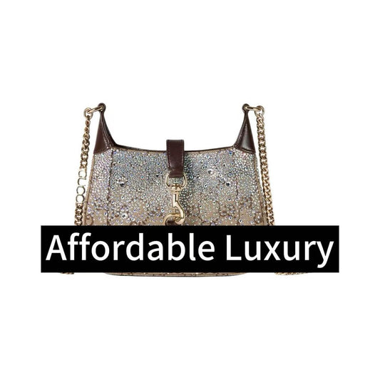 Heat-pressed gradient canvas shoulder bag crossbody bag