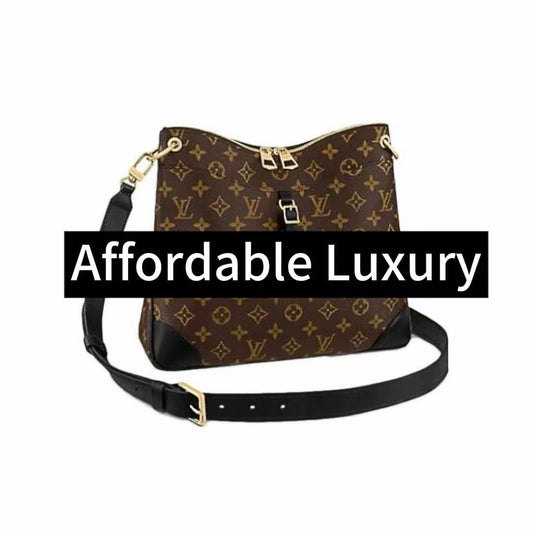 Classic monogram coated canvas shoulder bag