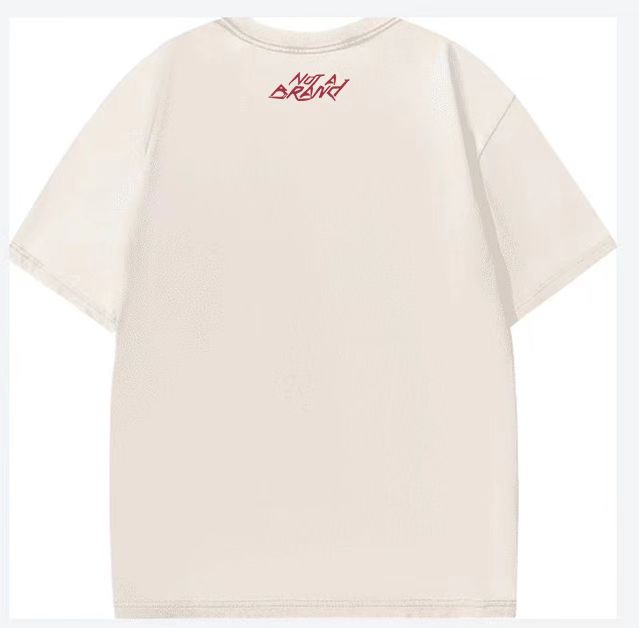 European and American high street washed distressed bottoming shirt hip hop rock digital direct printing loose short-sleeved T-shirt for men and women