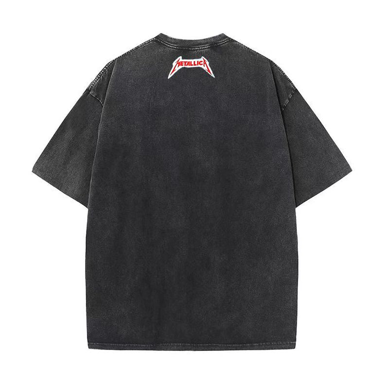 NIRVANA Nirvana rock American retro short-sleeved T-shirt old heavy print pure cotton vintage men's and women's