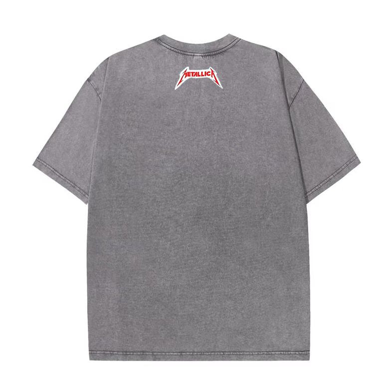 NIRVANA Nirvana rock American retro short-sleeved T-shirt old heavy print pure cotton vintage men's and women's