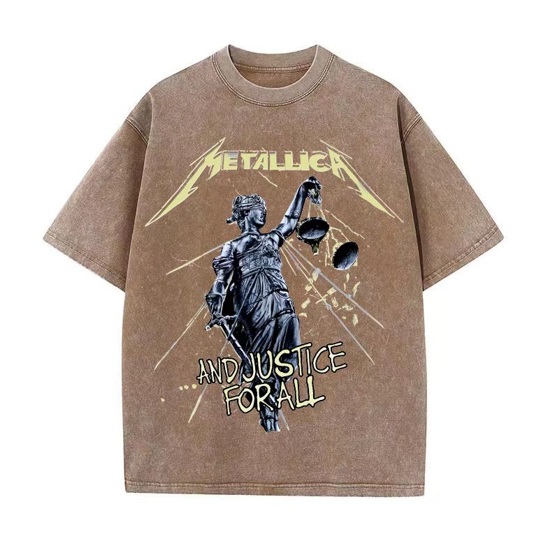 NIRVANA Nirvana rock American retro short-sleeved T-shirt old heavy print pure cotton vintage men's and women's