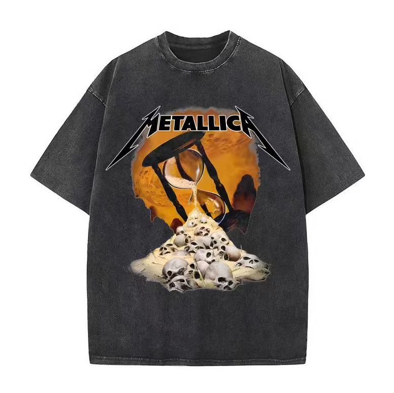 NIRVANA Nirvana rock American retro short-sleeved T-shirt old heavy print pure cotton vintage men's and women's