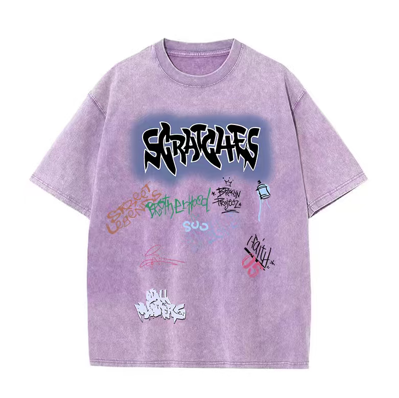 Summer short-sleeved T-shirt 2025 new summer letter printed top