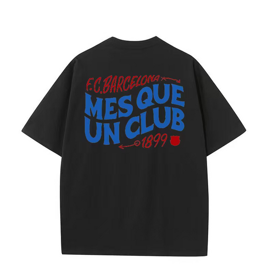 Barcelona La Liga title-winning short-sleeved T-shirt, Yamal, Rafinha, and Cruyff's same round-neck cotton