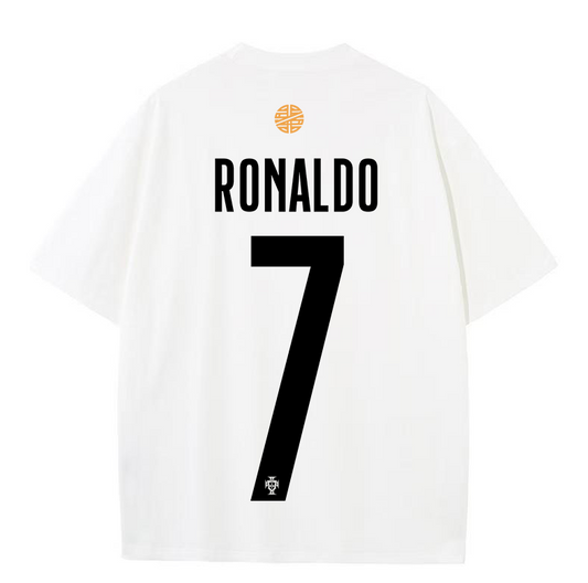 2025 UEFA Nations League Cristiano Ronaldo Portugal wins the championship short-sleeved T-shirt CR7 round neck cotton T-shirt