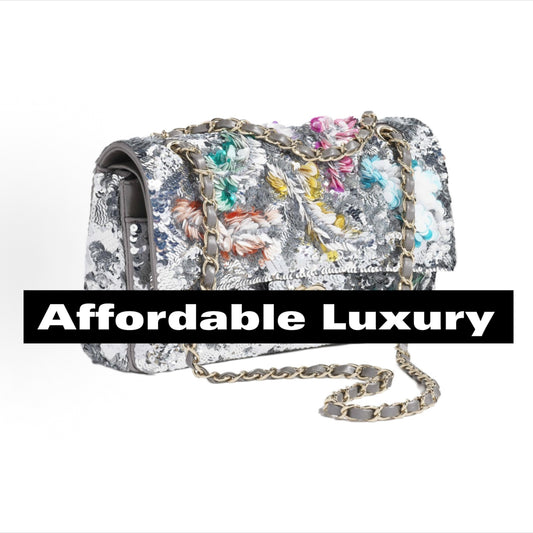 Sequined single-shoulder bag for women