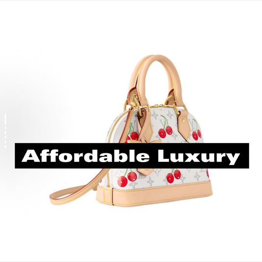 Cherry-printed handbag crossbody bag