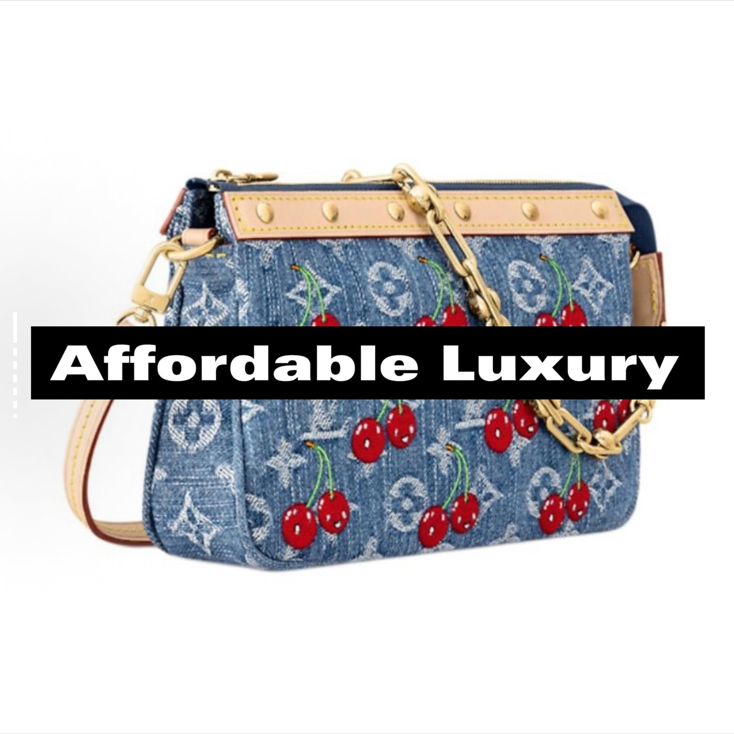 Cherry flower chain crossbody bag