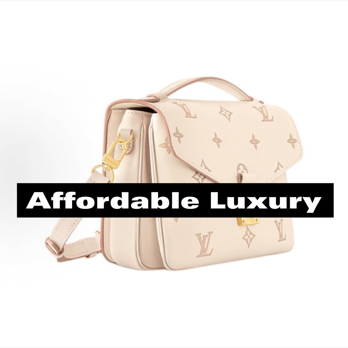 Metal buckle grain leather women's handbag shoulder bag