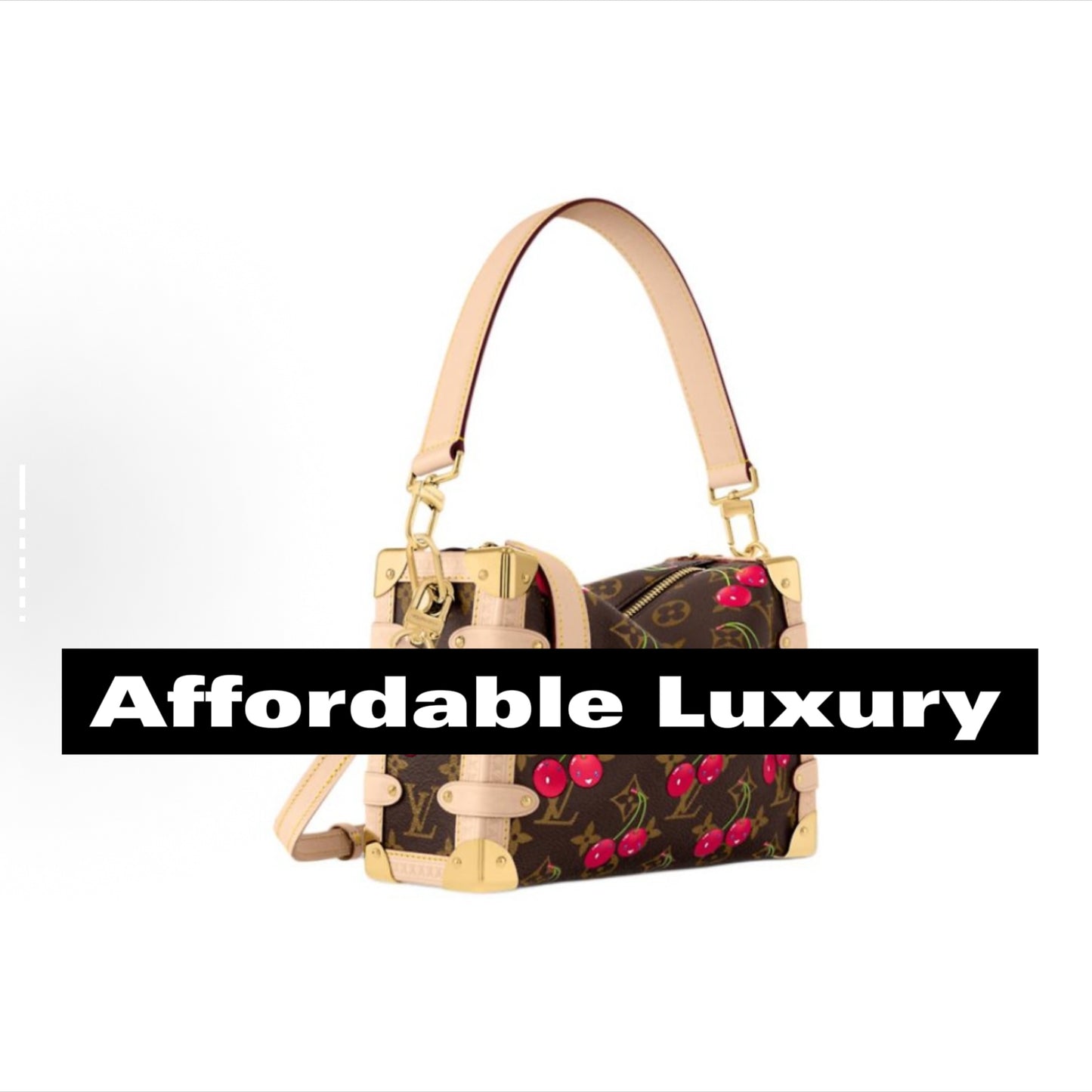 Cherry flower crossbody handbag