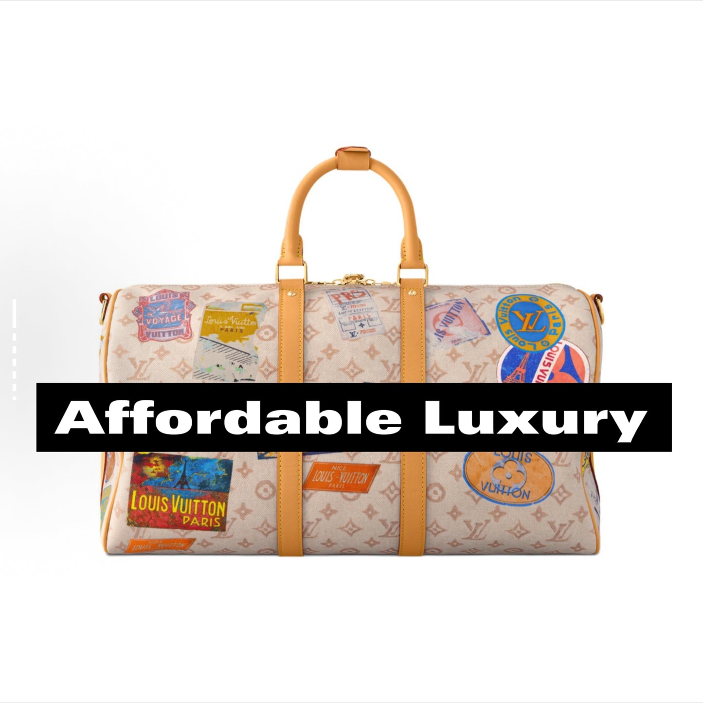 Retro pattern shoulder bag with slanted strap for travel